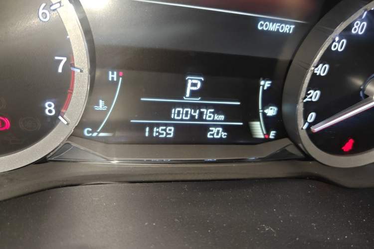 Used Honda UR-V 2017 370TURBO Four-Wheel Drive Prestige Edition China V Odometer Close Up