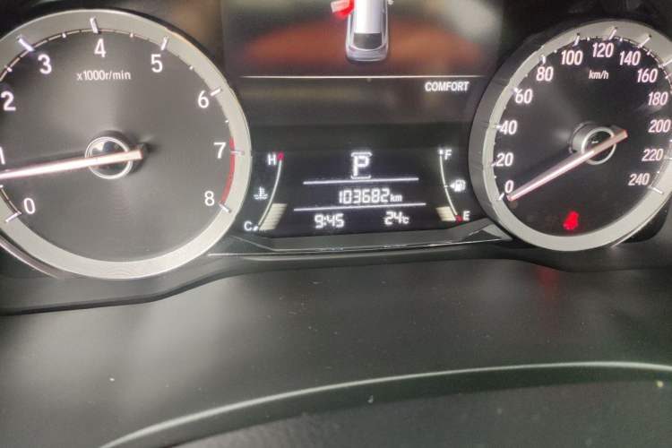 Used Honda UR-V 2017 370TURBO Four-Wheel Drive Prestige Edition China V Odometer Close Up