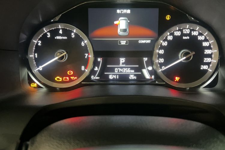 Used Honda UR-V 2017 370TURBO Four-Wheel Drive Prestige Edition China V Odometer Close Up