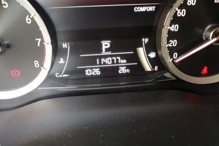 Used Honda UR-V 2017 370TURBO Four-Wheel Drive Prestige Edition China V Odometer Close Up