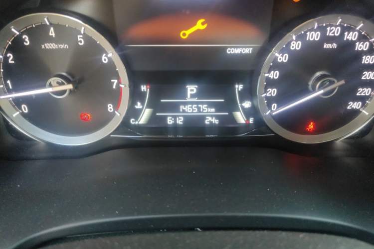 Used Honda UR-V 2017 370TURBO Four-Wheel Drive Prestige Edition China V Odometer Close Up