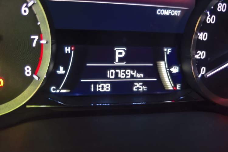 Used Honda UR-V 2017 370TURBO Four-Wheel Drive Prestige Edition China V Odometer Close Up