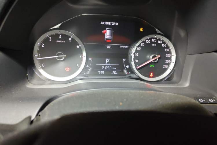 Used Honda UR-V 2017 370TURBO Four-Wheel Drive Prestige Edition China V Odometer Close Up