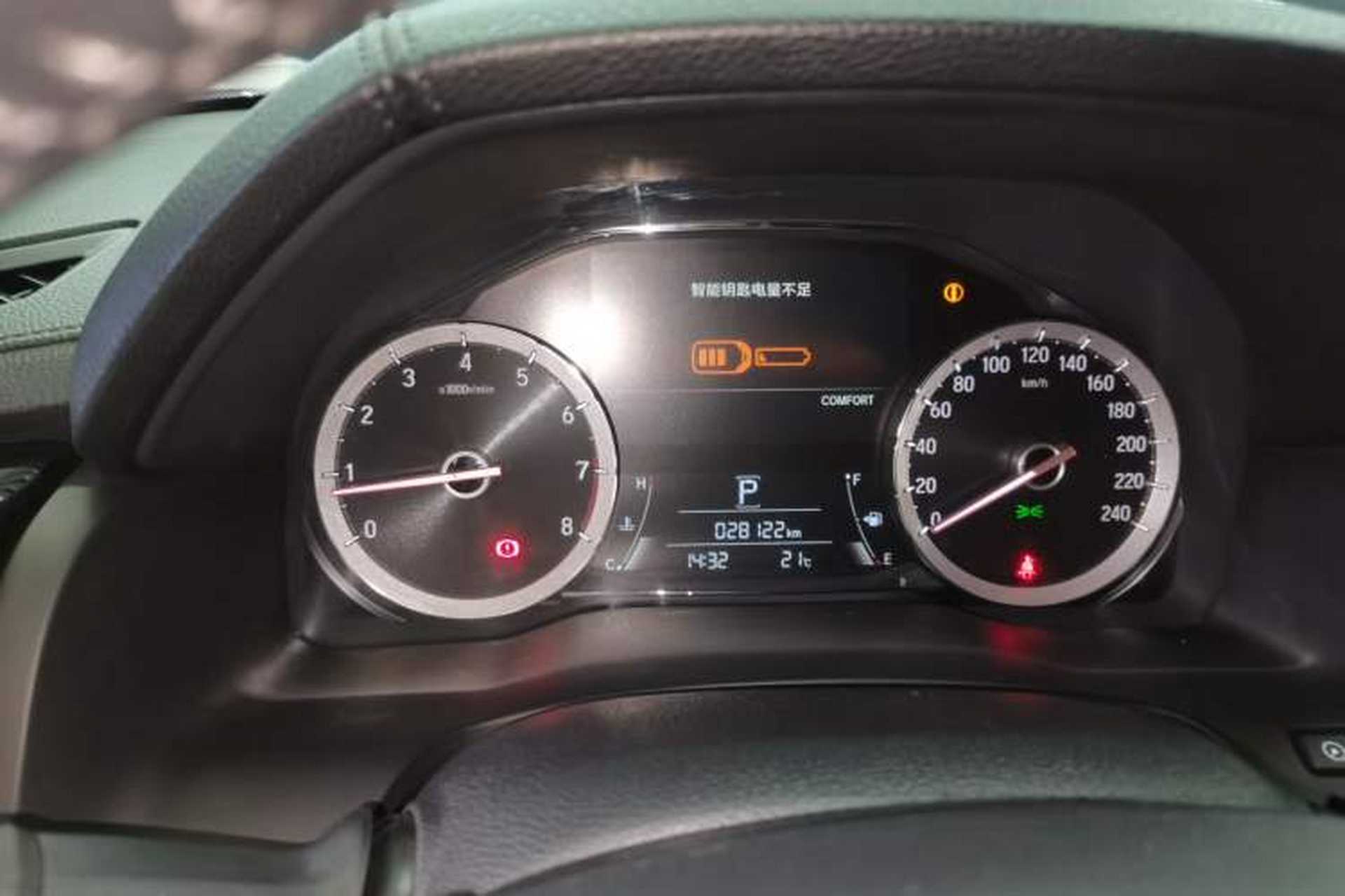 Used Honda UR-V 2020 370TURBO Two-Wheel Drive Luxury Edition Instrument Cluster