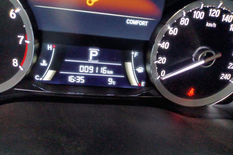 Used Honda UR-V 2020 370TURBO Four-Wheel Drive Prestige Edition Odometer Close Up
