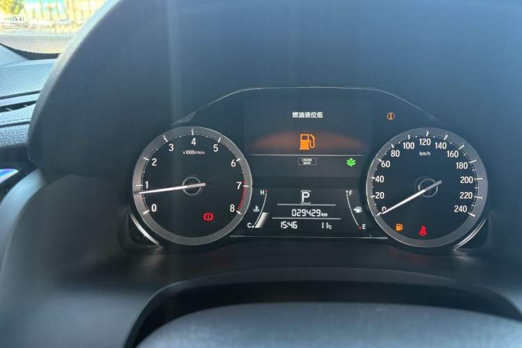 Used Honda UR-V 2020 370TURBO Two-Wheel Drive Luxury Edition Odometer Close Up