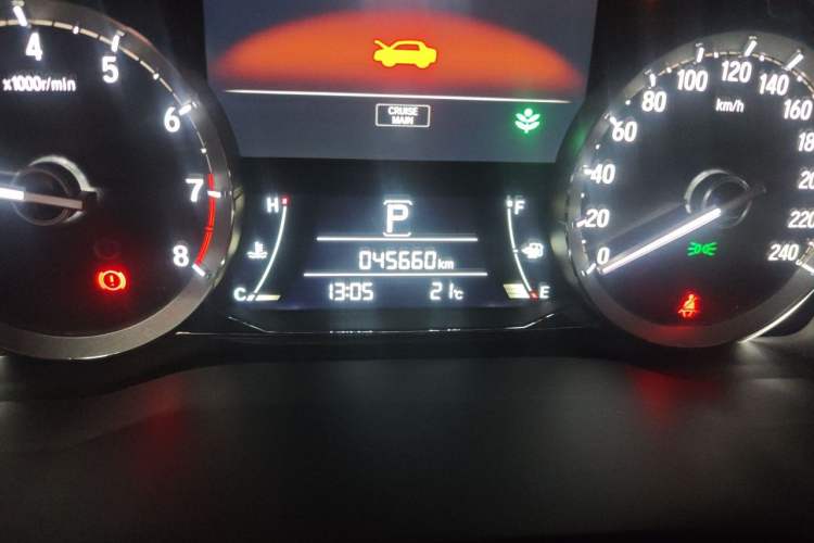 Used Honda UR-V 2020 370TURBO Two-Wheel Drive Luxury Edition Odometer Close Up