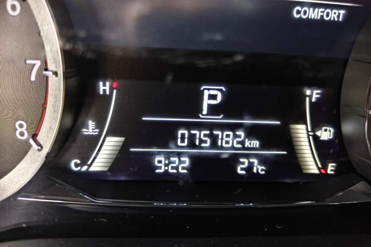Used Honda UR-V 2020 370TURBO Two-Wheel Drive Luxury Edition Odometer Close Up
