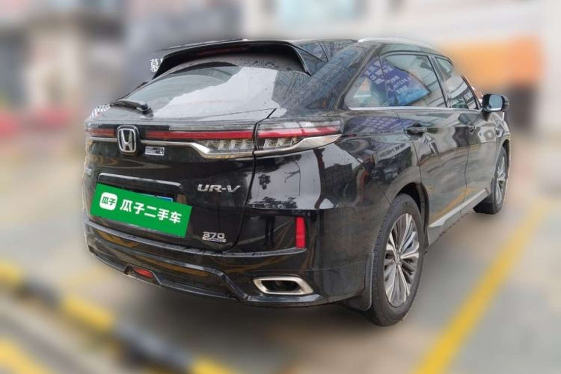 Used Honda UR-V 2020 370TURBO Two-Wheel Drive Luxury Edition Rear Right 45 Deg