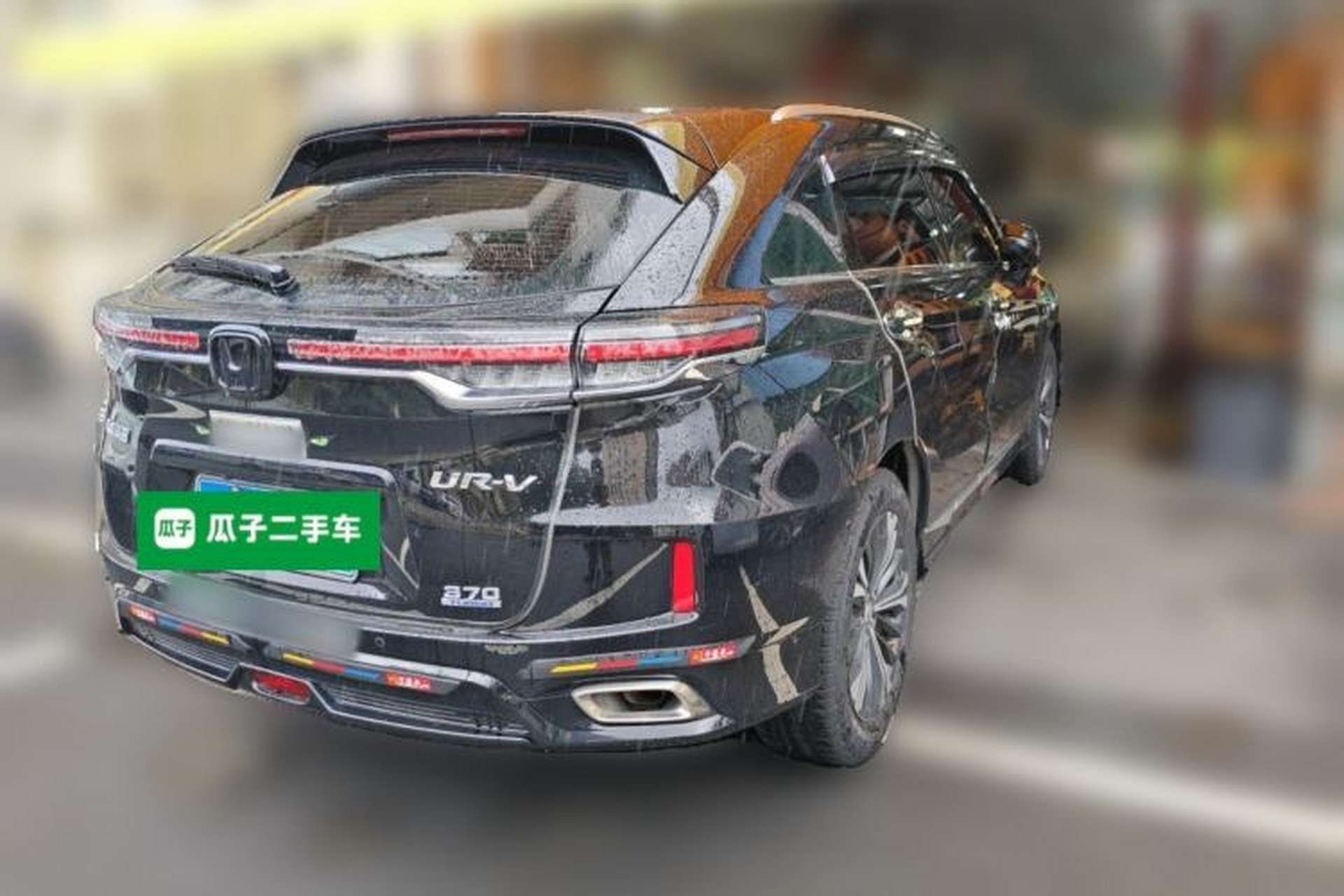 Used Honda UR-V 2020 370TURBO Two-Wheel Drive Luxury Edition Rear Right 45 Deg