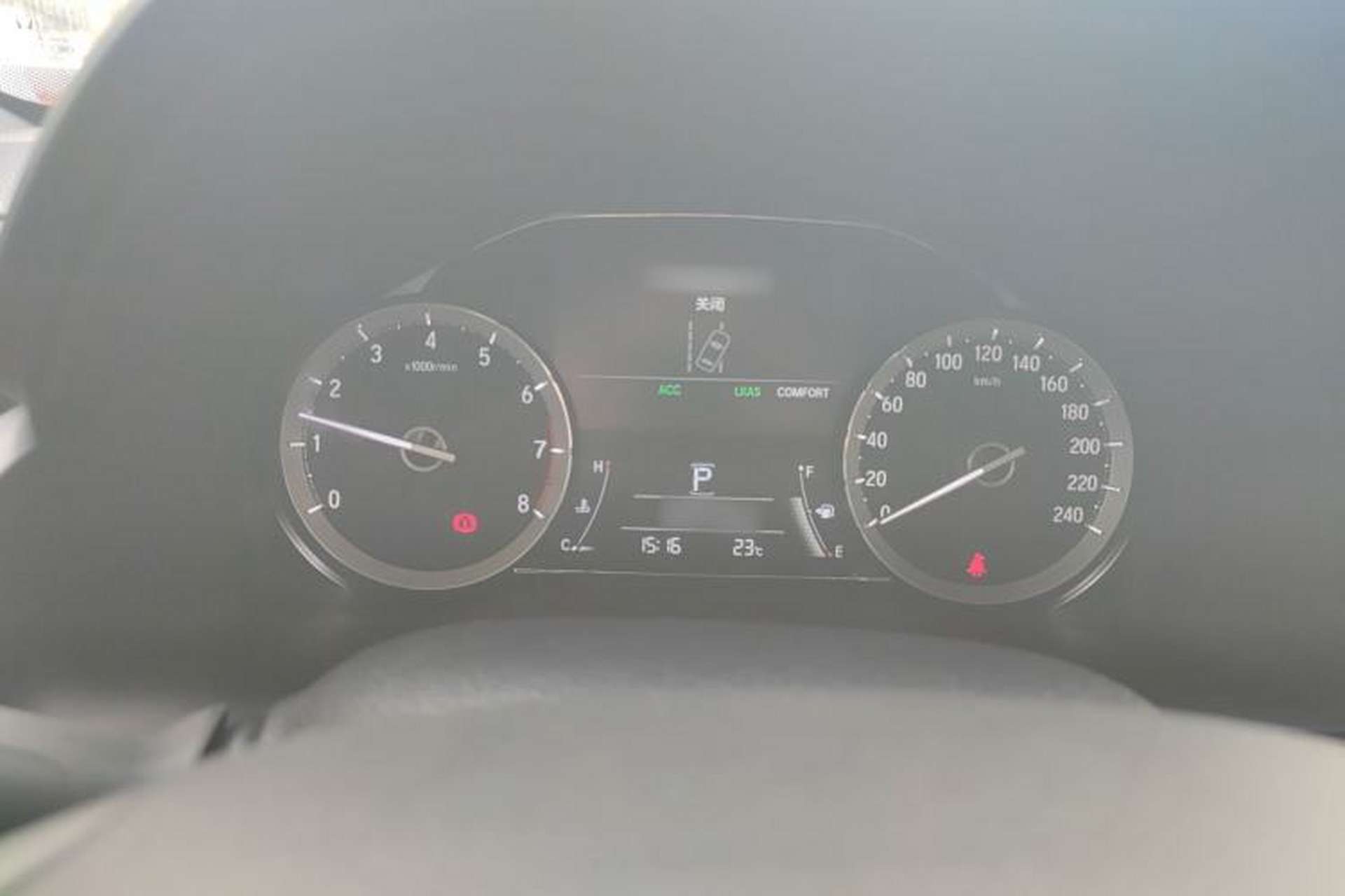 Used Honda UR-V 2020 240TURBO Front-Wheel Drive Elegant Edition Instrument Cluster