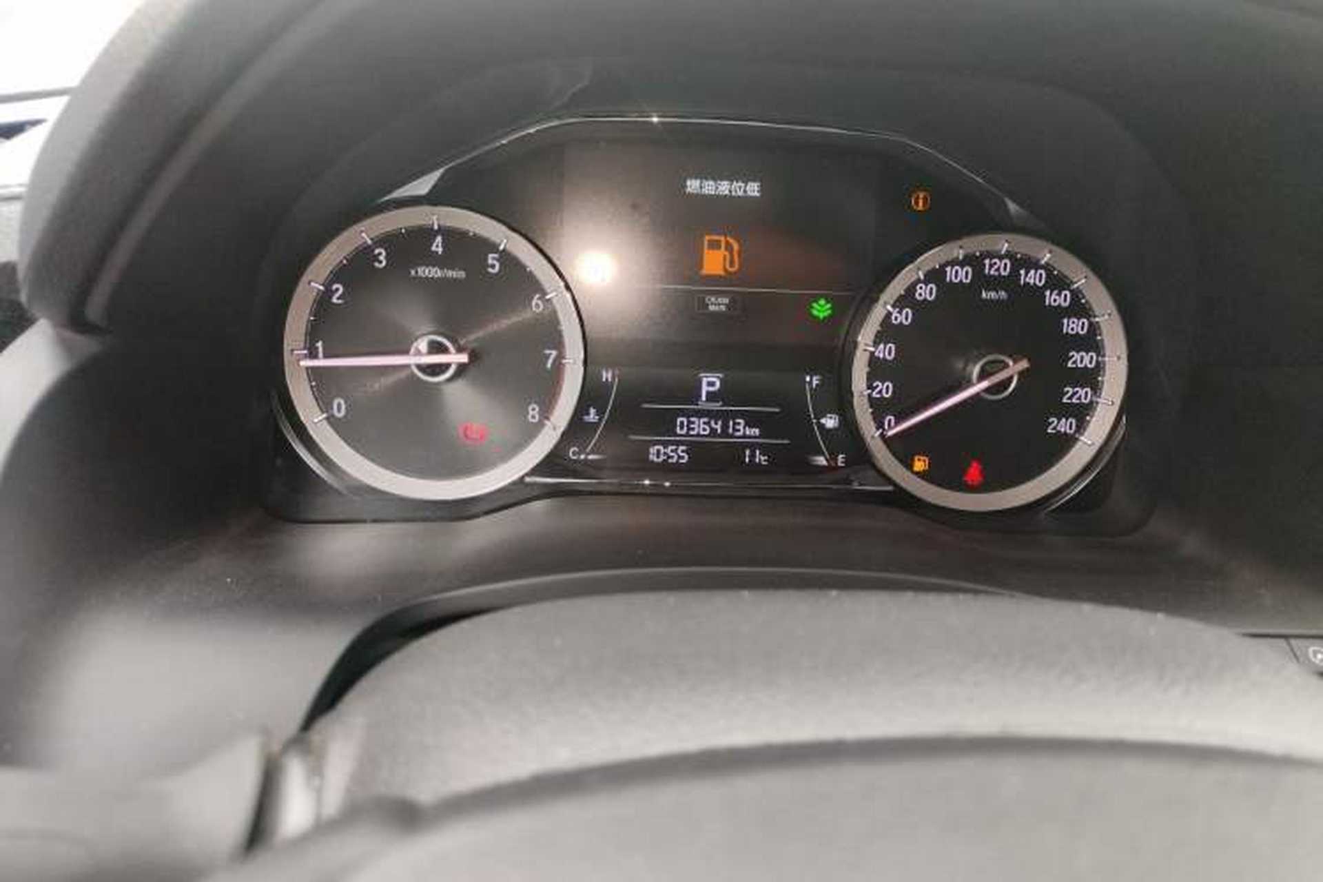 Used Honda UR-V 2020 370TURBO Two-Wheel Drive Luxury Edition Odometer Close Up