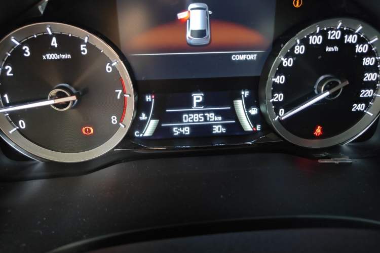 Used Honda UR-V 2020 240TURBO Two-Wheel Drive Zhiyue Version Odometer Close Up