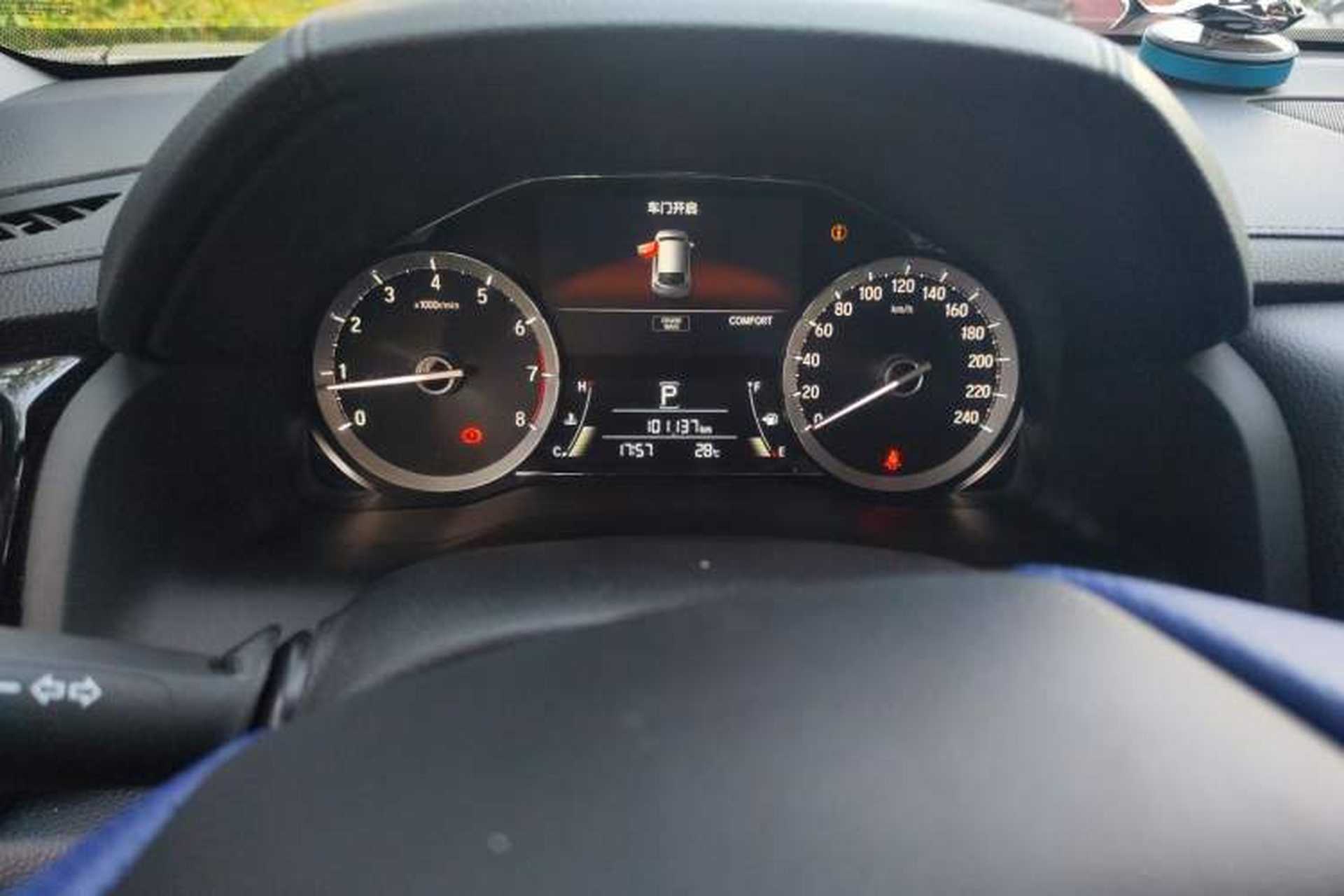 Used Honda UR-V 2020 240TURBO Two-Wheel Drive Zhiyue Version Odometer Close Up