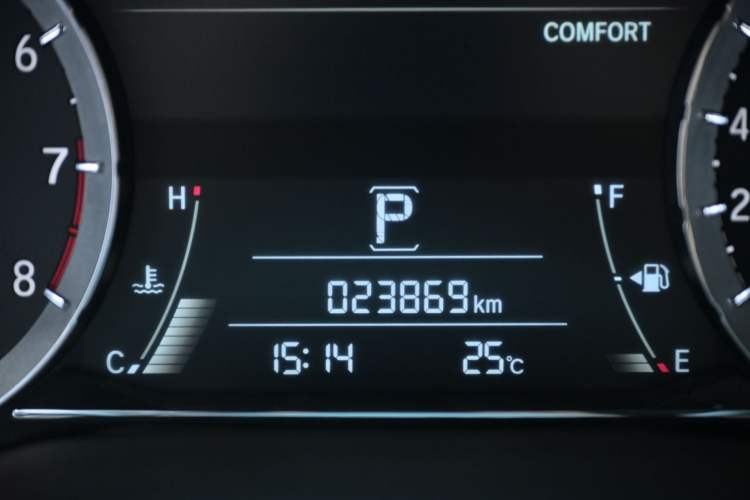 Used Honda UR-V 2020 370TURBO Four-Wheel Drive Prestige Edition Odometer Close Up