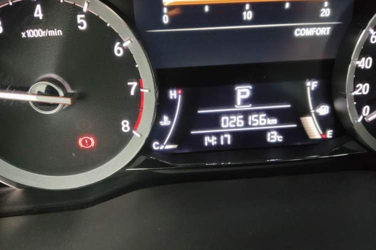Used Honda UR-V 2020 370TURBO Four-Wheel Drive Prestige Edition Odometer Close Up