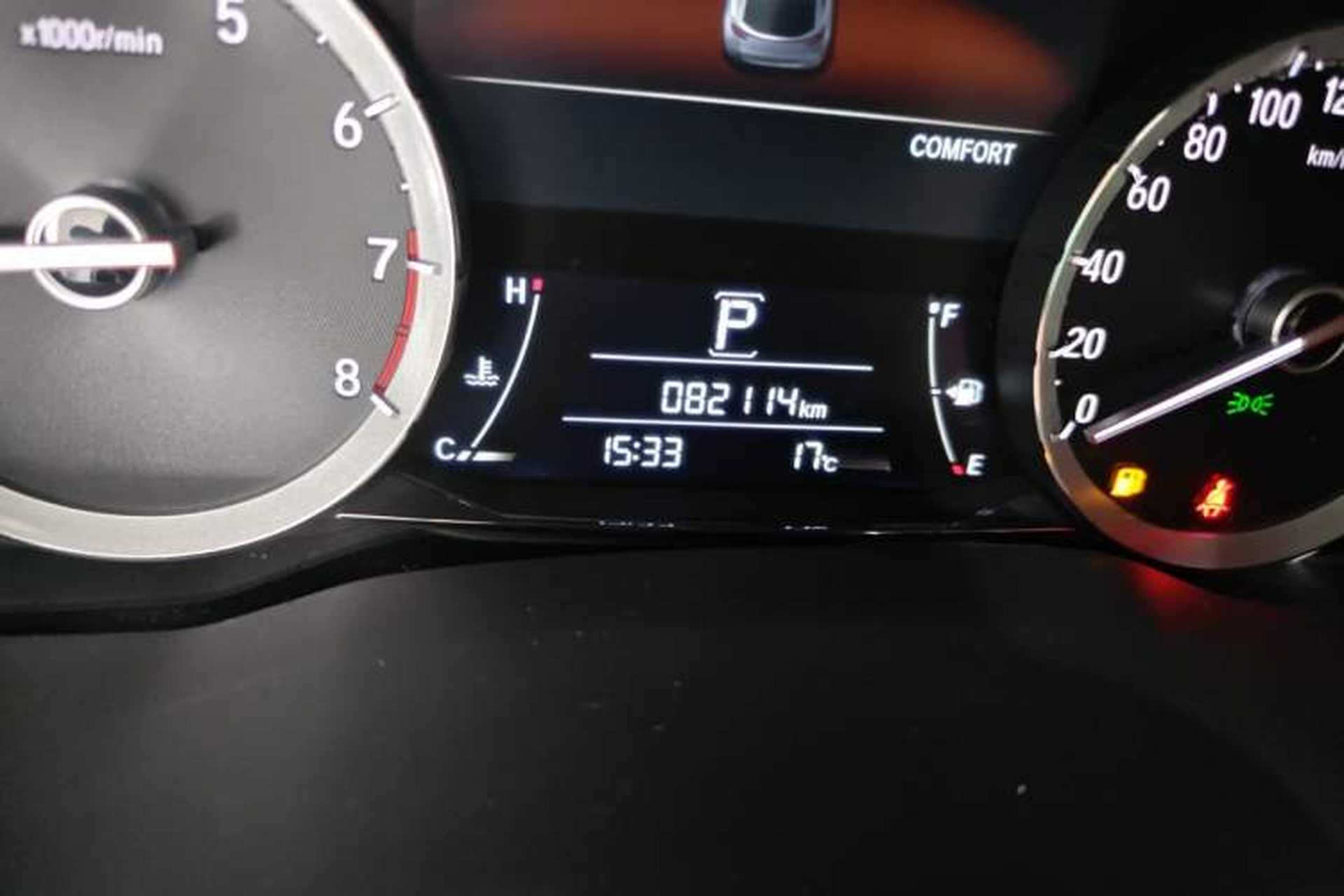 Used Honda UR-V 2020 370TURBO Two-Wheel Drive Luxury Edition Odometer Close Up