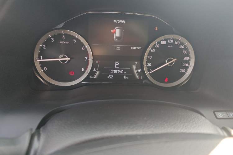 Used Honda UR-V 2020 240TURBO Two-Wheel Drive Zhiyue Version Odometer Close Up