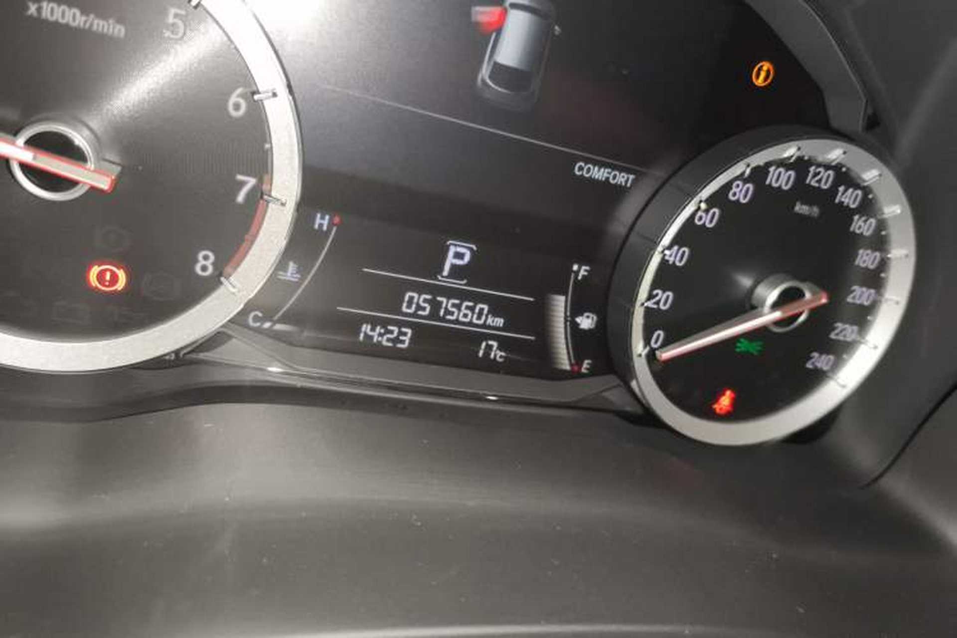 Used Honda UR-V 2020 370TURBO Two-Wheel Drive Luxury Edition Odometer Close Up
