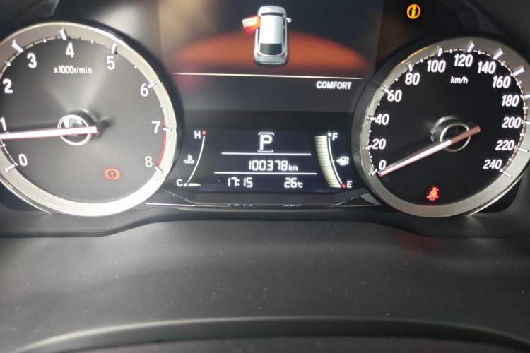 Used Honda UR-V 2020 370TURBO Four-Wheel Drive Prestige Edition Odometer Close Up