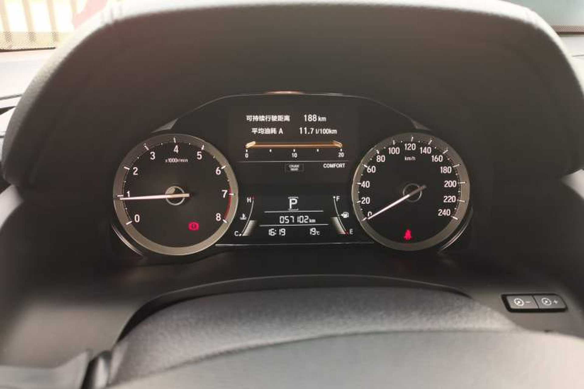 Used Honda UR-V 2020 370TURBO Two-Wheel Drive Luxury Edition Instrument Cluster