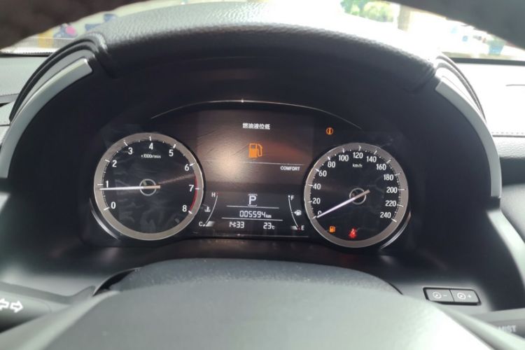 Used Honda UR-V 2023 240TURBO Two-Wheel Drive Zhiyue Edition Odometer Close Up