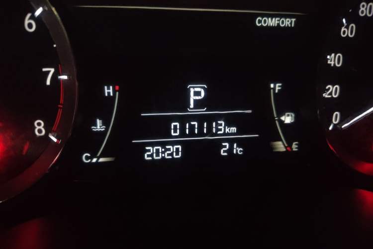 Used Honda UR-V 2023 370TURBO Four-Wheel Drive Prestige Edition Odometer Close Up