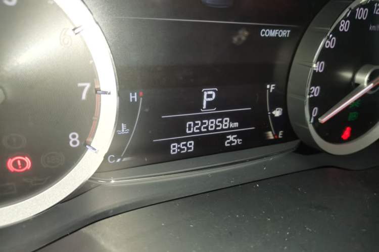 Used Honda UR-V 2024 370TURBO Four-Wheel Drive Deluxe Edition Odometer Close Up