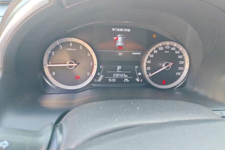 Used Honda UR-V 2024 370TURBO Two-Wheel-Drive Luxury Edition Odometer Close Up