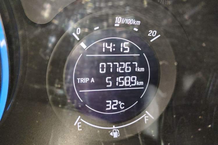 Used Honda Vezel 2015 1.5L CVT two-wheel drive Comfort trim Odometer Close Up