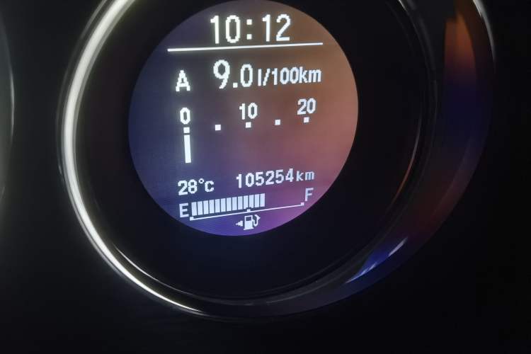 Used Honda Vezel 2015 1.8L CVT 2WD Luxury Model Odometer Close Up