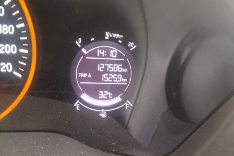 Used Honda Vezel 2015 1.8L CVT 2WD Elite Model Odometer Close Up