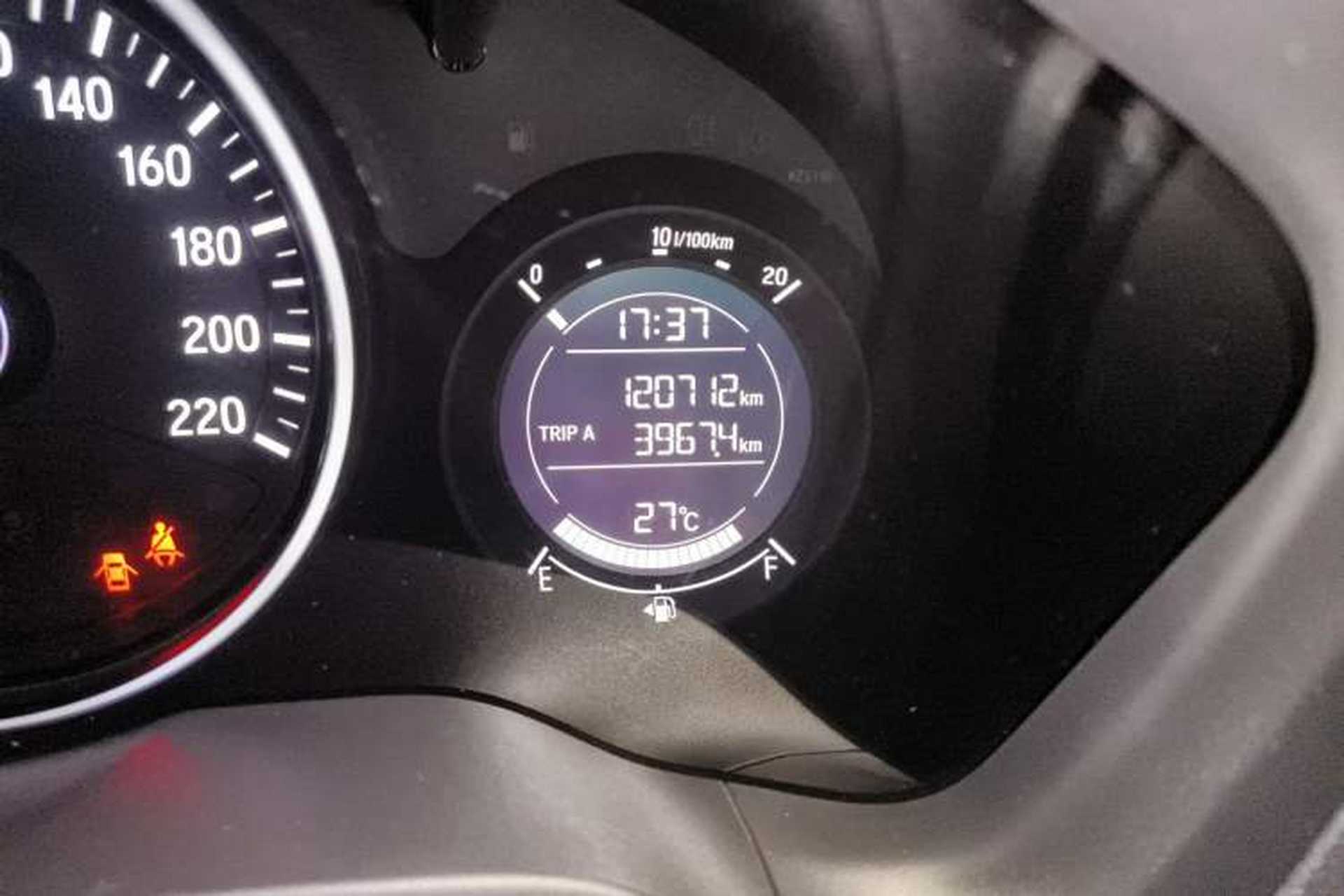 Used Honda Vezel 2015 1.8L CVT 2WD Elite Model Odometer Close Up