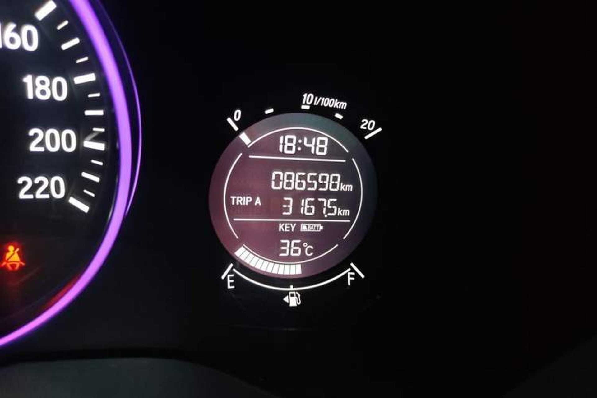 Used Honda Vezel 2016 1.8L CVT Front-Wheel Drive Pioneer Edition Odometer Close Up