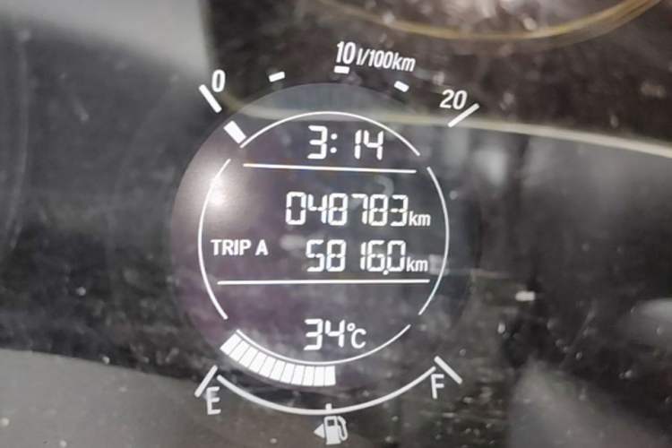 Used Honda Vezel 2016 1.8L CVT Front-Wheel Drive Pioneer Edition Odometer Close Up