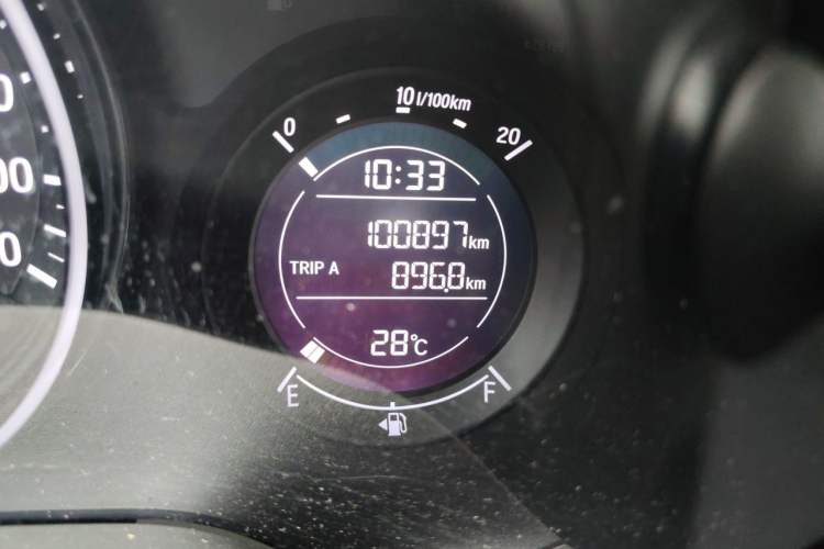Used Honda Vezel 2017 1.5L CVT 2WD Comfort Model Odometer Close Up