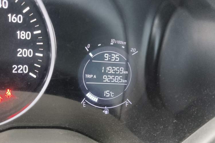 Used Honda Vezel 2017 1.5L CVT 2WD Comfort Model Odometer Close Up