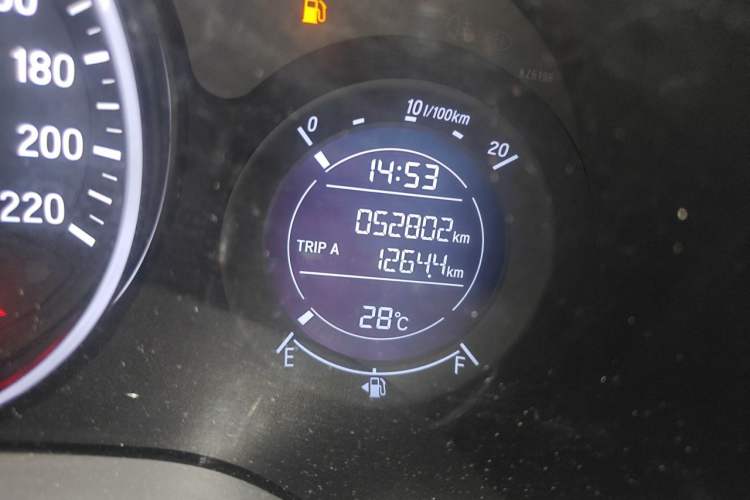 Used Honda Vezel 2017 1.5L CVT 2WD Comfort Model Odometer Close Up