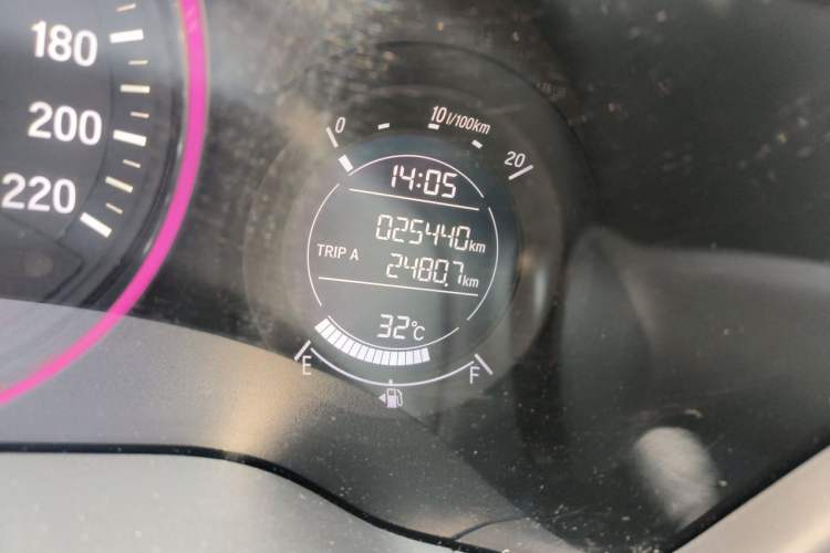 Used Honda Vezel 2017 1.8L CVT Front-Wheel Drive Pioneer Edition Odometer Close Up