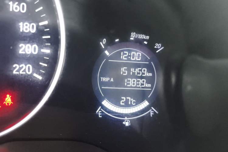 Used Honda Vezel 2017 1.5L CVT 2WD Comfort Model Odometer Close Up