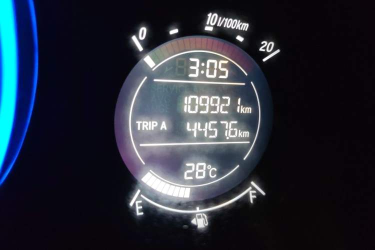 Used Honda Vezel 2017 1.5L CVT 2WD Comfort Model Odometer Close Up