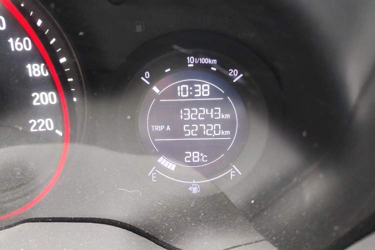 Used Honda Vezel 2017 1.5L CVT 2WD Comfort Model Odometer Close Up