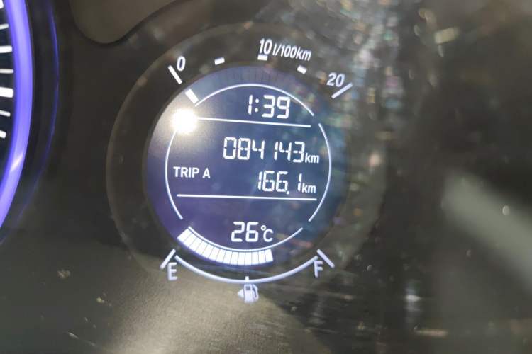 Used Honda Vezel 2018 1.5L CVT 2WD Technology Elite Model Odometer Close Up