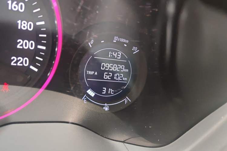 Used Honda Vezel 2018 1.5L CVT 2WD Technology Elite Model Odometer Close Up