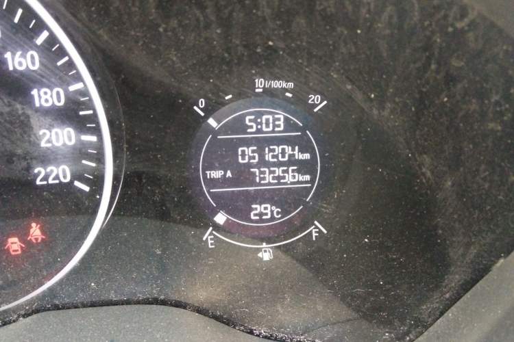 Used Honda Vezel 2018 1.5L CVT 2WD Technology Elite Model Odometer Close Up