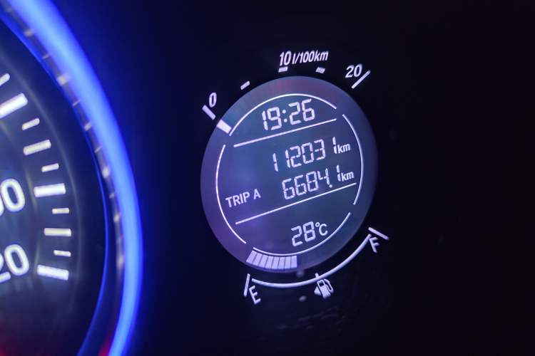 Used Honda Vezel 2018 1.5L CVT 2WD Technology Elite Model Odometer Close Up