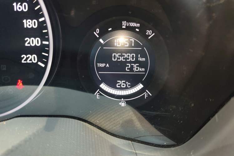 Used Honda Vezel 2018 1.5L CVT 2WD Technology Elite Model Odometer Close Up