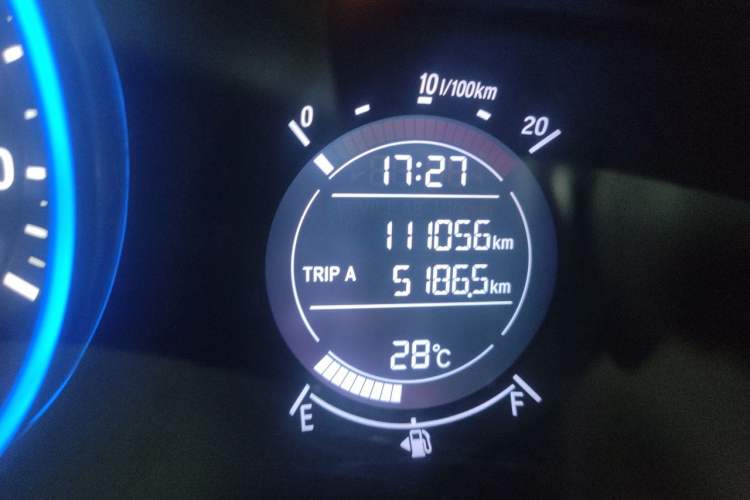 Used Honda Vezel 2019 220 TURBO CVT Luxury Edition China V Emission Standard Odometer Close Up