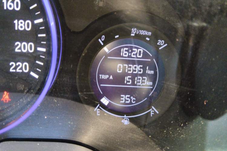 Used Honda Vezel 2019 1.5L CVT Pioneer Edition China VI Odometer Close Up