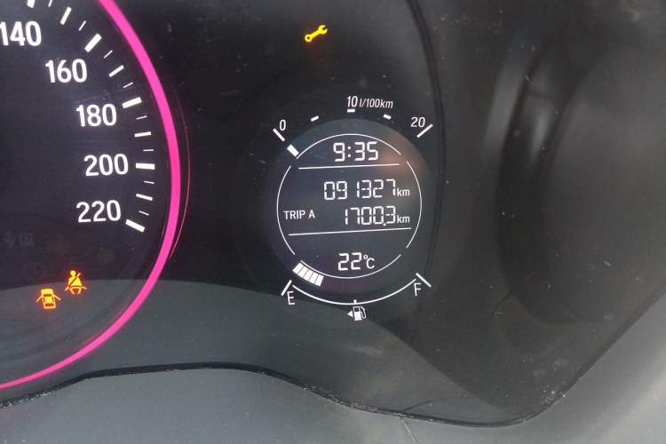 Used Honda Vezel 2019 220 TURBO CVT Luxury Edition China VI Odometer Close Up
